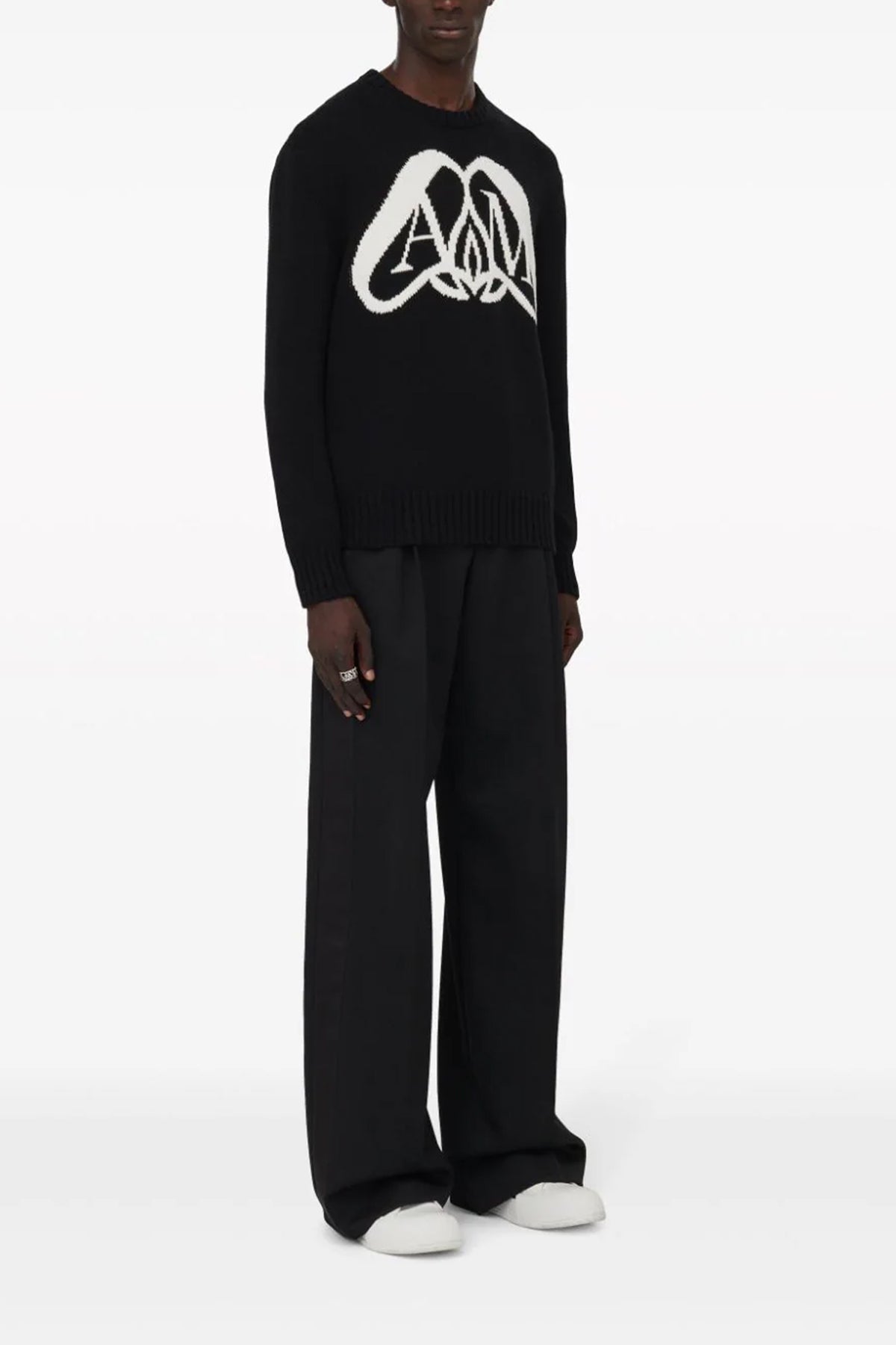 Alexander McQUEEN 'LOGO SEAL' SWEATER 775849Q1A701080