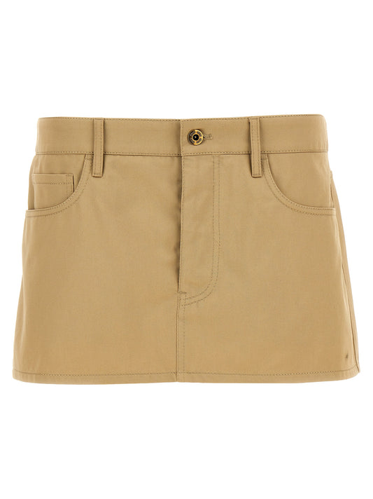 MIU MIU CHINOS SKIRTS MG2241SOOO1UPXF0065