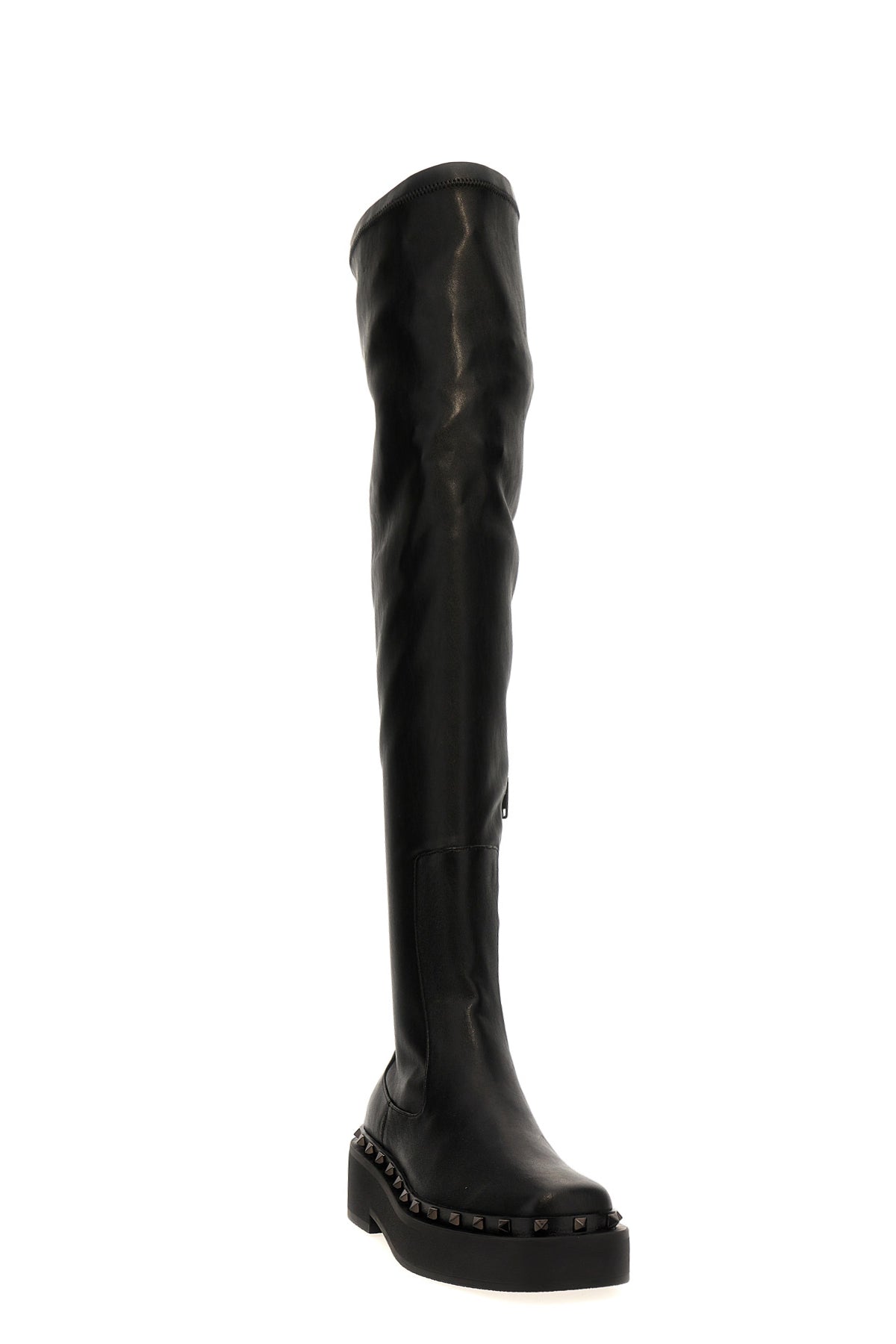 Valentino Garavani 'OVER THE KNEE' BOOTS 3W0S0HU1GZQ0NO