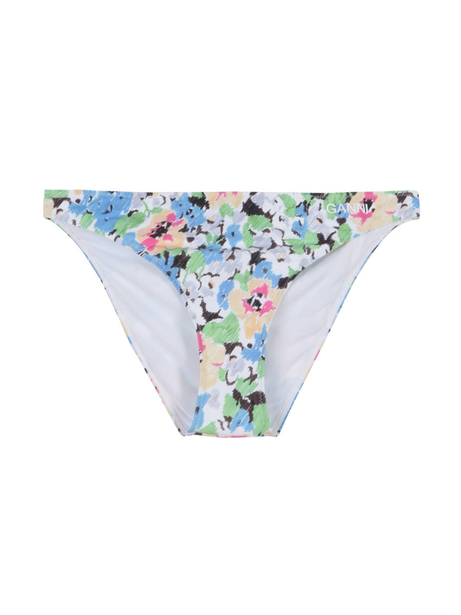 GANNI FLORAL PATTERN BIKINI BRIEFS  A4068228