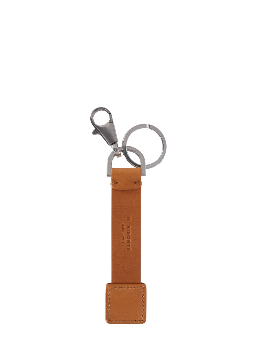 IL BISONTE LEATHER KEY RING SKH114POX001NA178