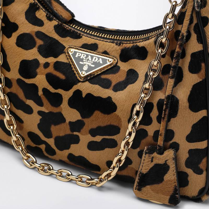 Prada Mini bag Re-Edition in pony skin leather 1BC204QOM2C7BQ_PRADA-F0151