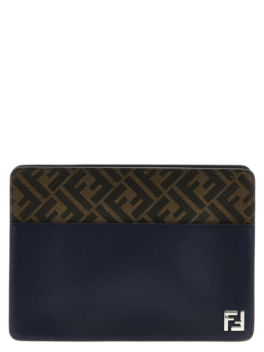 FENDI 'STANDING CLUTCH SQUARED FF' CLUTCH 7N0145AFF2F1M6D