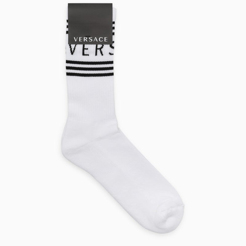 VERSACE White sports socks 10088351A06357M_VERSA-2W020