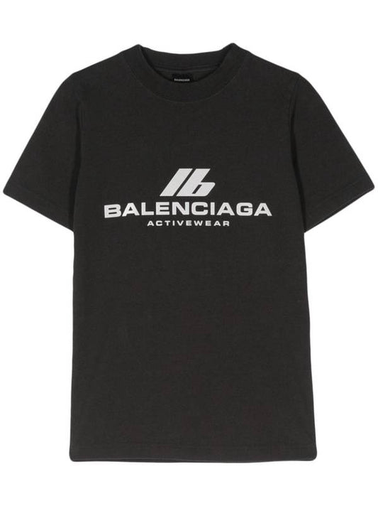 Balenciaga T-shirts and Polos Black 768075TQVU11083