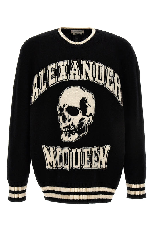 Alexander McQUEEN MAGLIONE LOGO 760760Q1XII1011