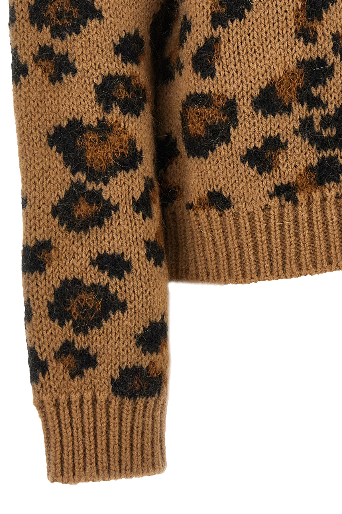 Valentino Garavani VALENTINO ANIMALIER SWEATER 3B3KC47L84JAN2