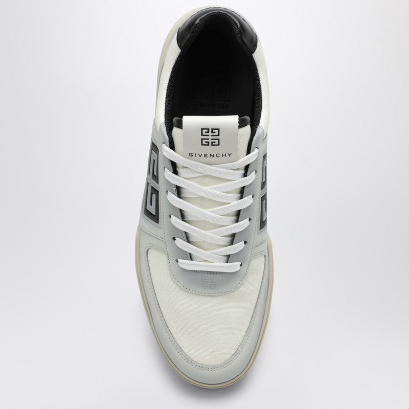 GIVENCHY White/black G4 sneaker in dégradé leather and canvas BH007WH1QQP_GIV-116