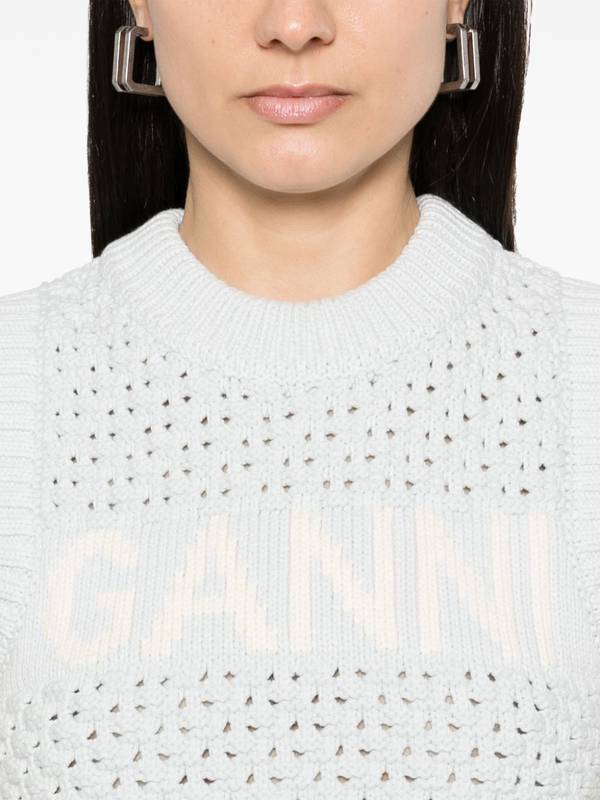 GANNI Sweaters Clear Blue K2348628