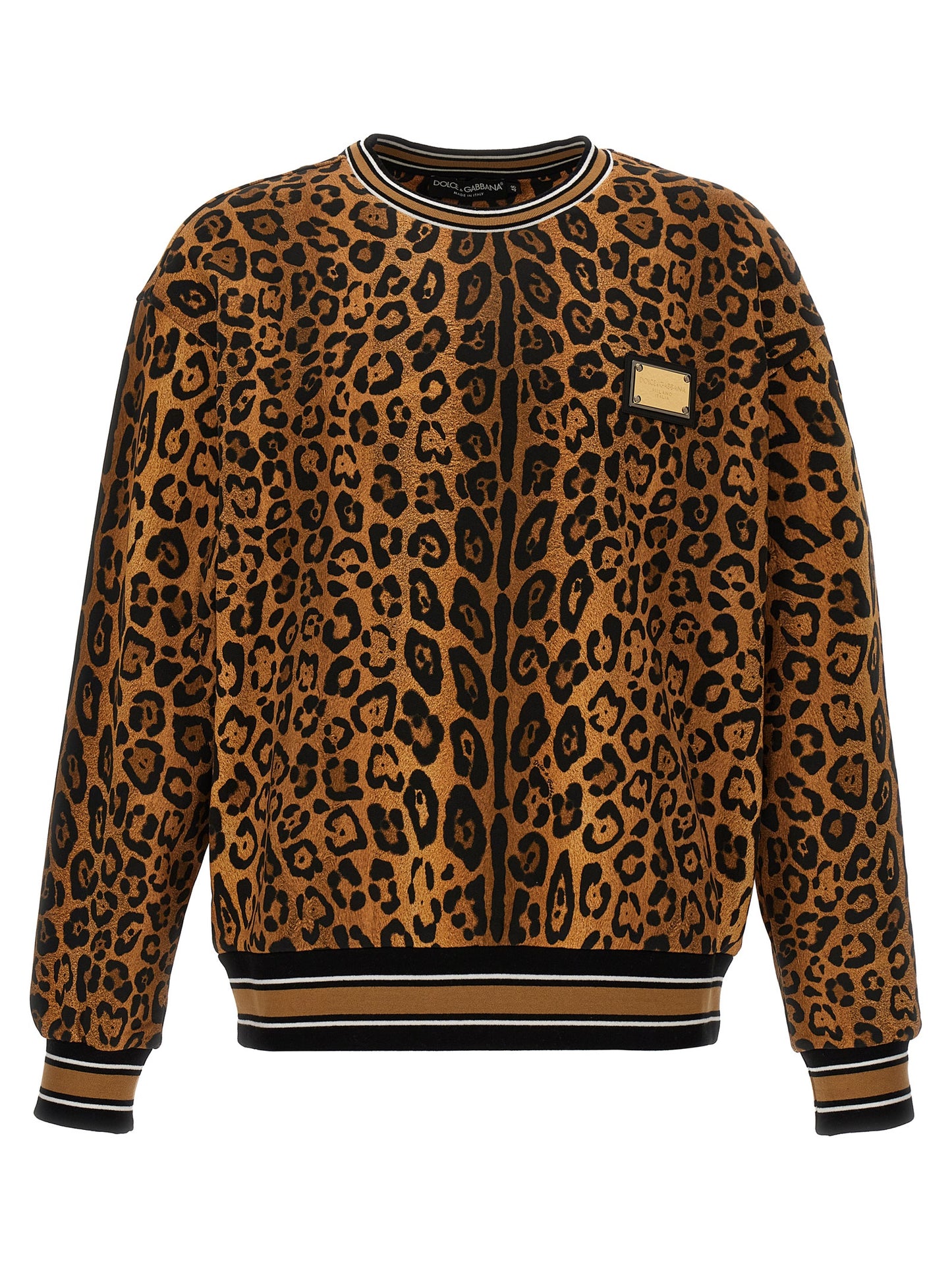 Dolce & Gabbana LEOPARD PRINT SWEATSHIRT G9AHSTII7B4HXNBM