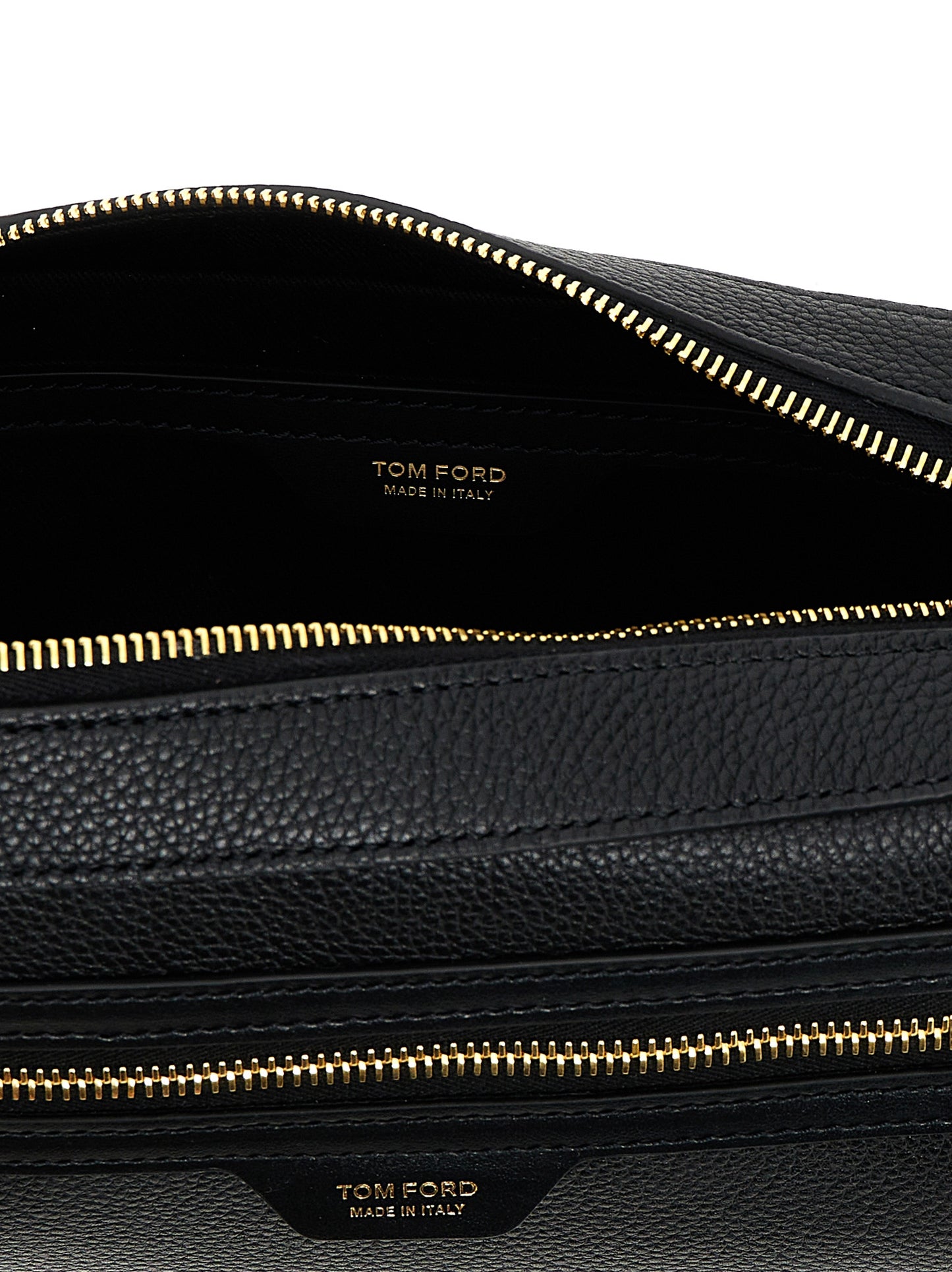 TOM FORD Black leather beauty case Y0356LCL213G1N001