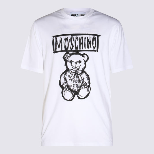 MOSCHINO T-shirts and Polos White 242ZRV071170411001