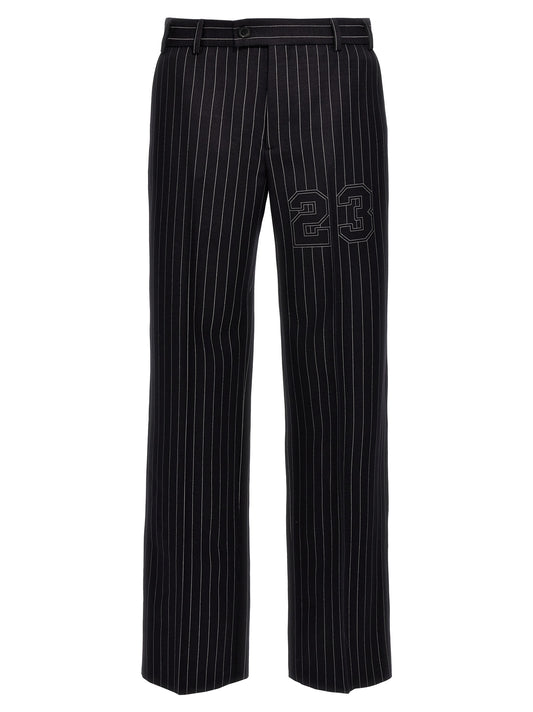 Off-White '23 PINSTRIPES' PANTS OMCO033S24FAB00247474747