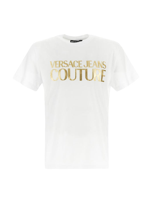 VERSACE JEANS COUTURE VERSACE JEANS COUTURE T-shirt white 76GAHT00CJ00TG03