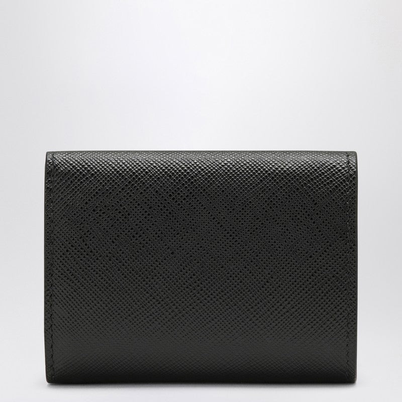 Prada Small black Saffiano wallet with logo 1MH042QHHP_PRADA-F0002