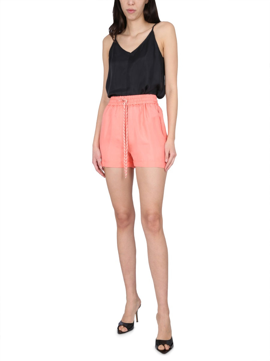 ALYSI TWILL SHORTS 103160P3234PEONY