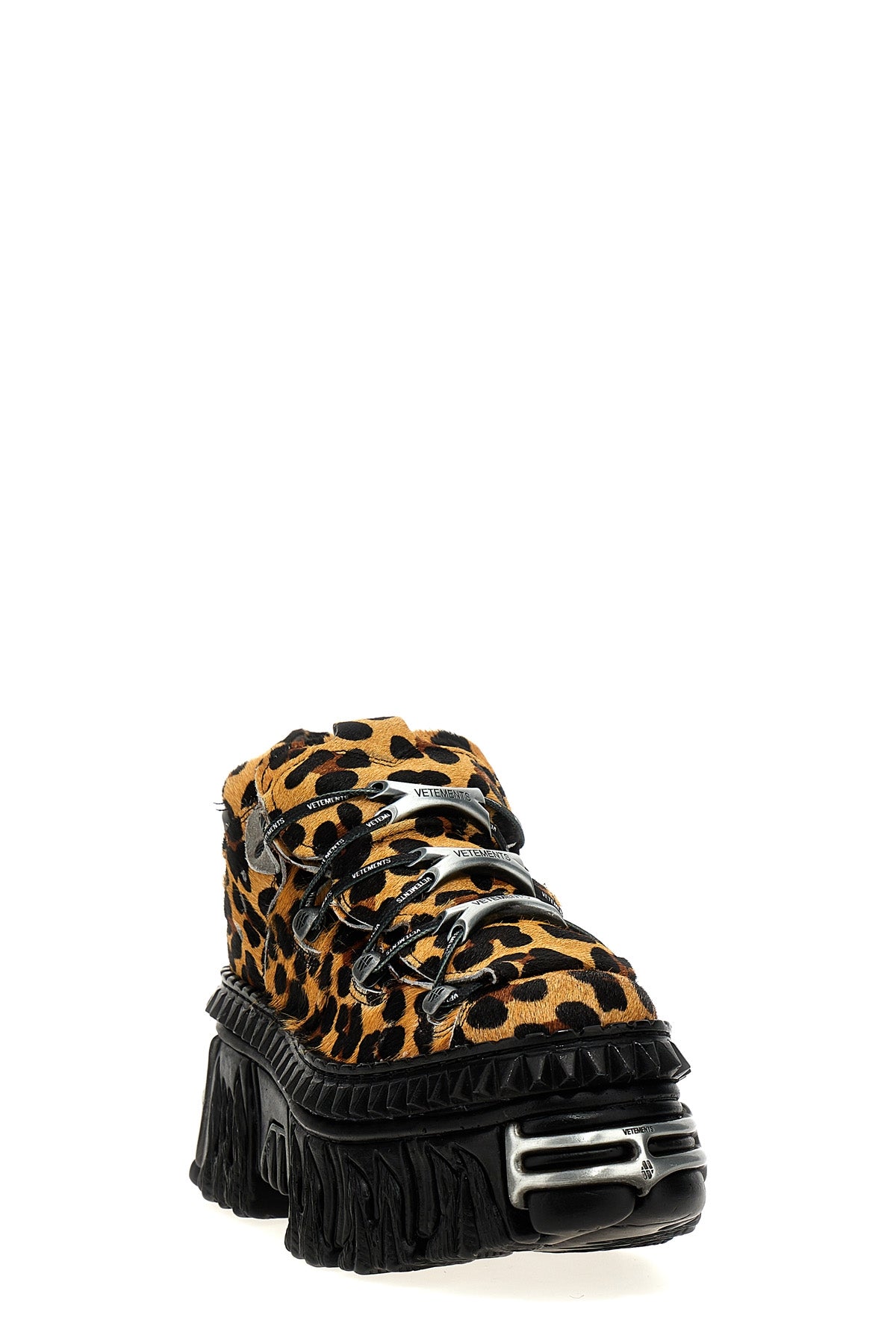 VETEMENTS X NEW ROCK 'PLATFORM' SNEAKERS UE64SN160LLEOPARD