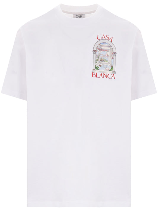 Casablanca T-shirts and Polos White UMPS25JTS00107