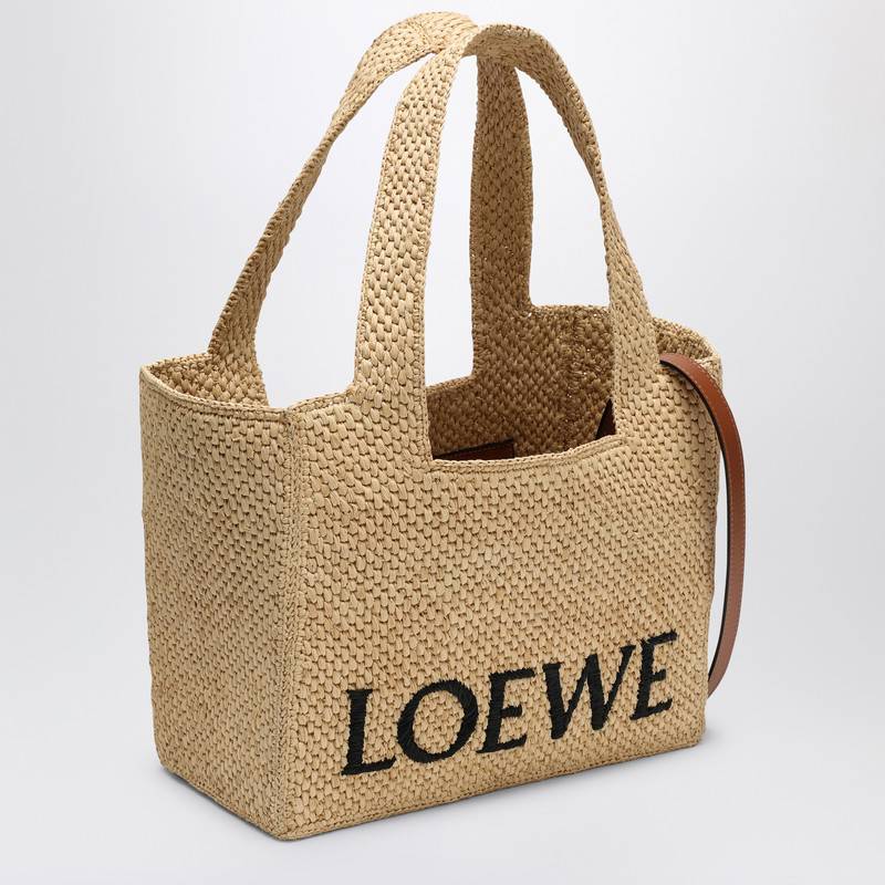 LOEWE Font large Natural raffia bag A685B61X05NFQ_LOEW-2123