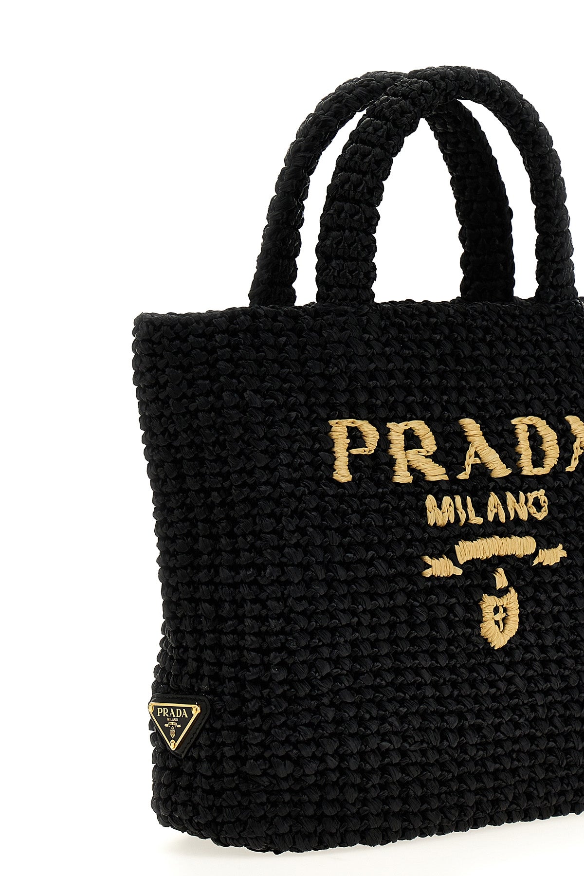 Prada SMALL WOVEN FABRIC SHOPPING BAG 1BG422VOOL2C2TF0ES7