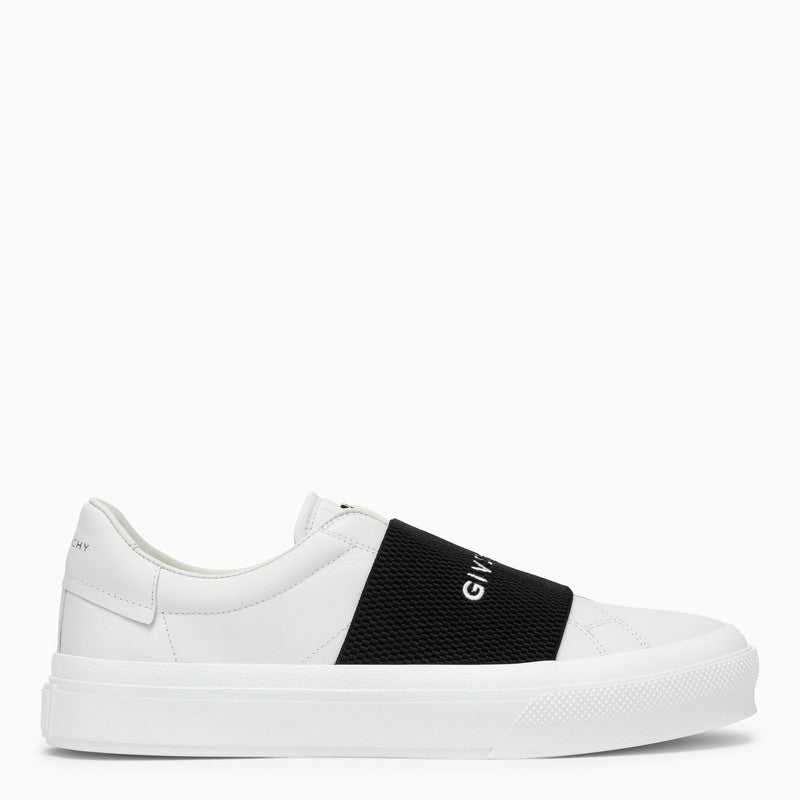 GIVENCHY White sneakers with logo band BH005XH14XO_GIV-116