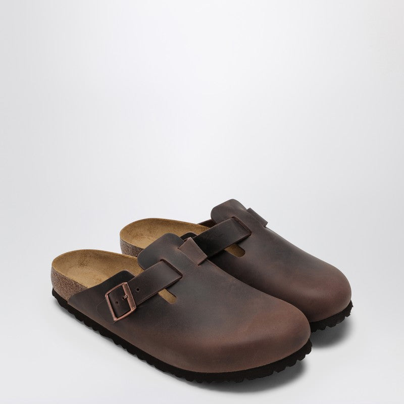 BIRKENSTOCK Boston Habana slipper in oiled leather 860131LEO_BIRKE-HA