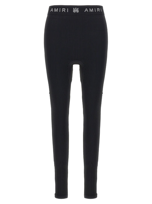 AMIRI 'MA RIBBED SEAMLESS' LEGGINGS AWAWLG1006BLACK