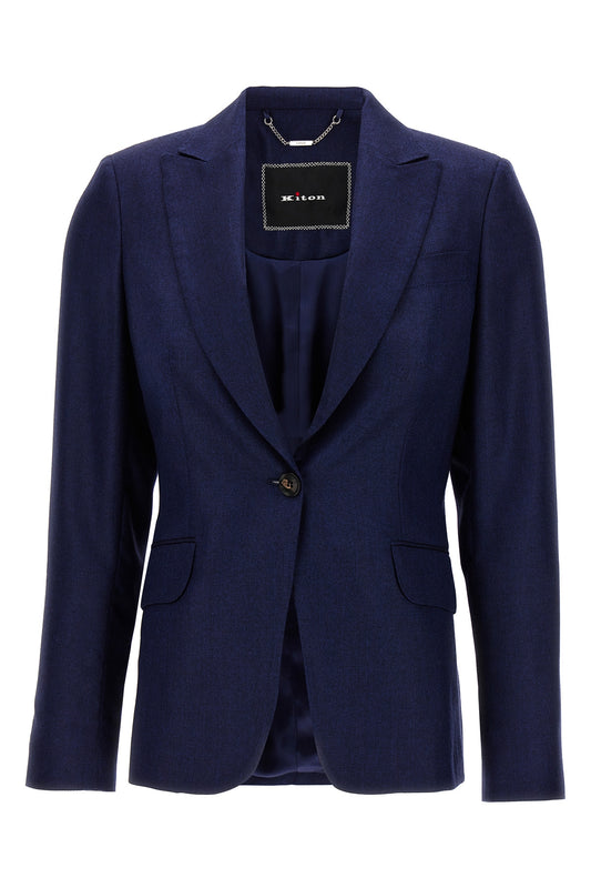 Kiton SINGLE-BREASTED BLAZER D15510K0908B02