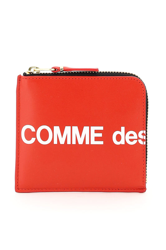 Comme Des Garçons Wallet huge logo wallet SA3100HLRED