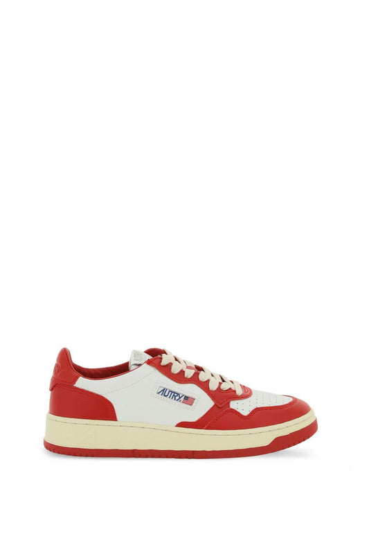 AUTRY leather medalist low sneakers AULMWB02WHTRD