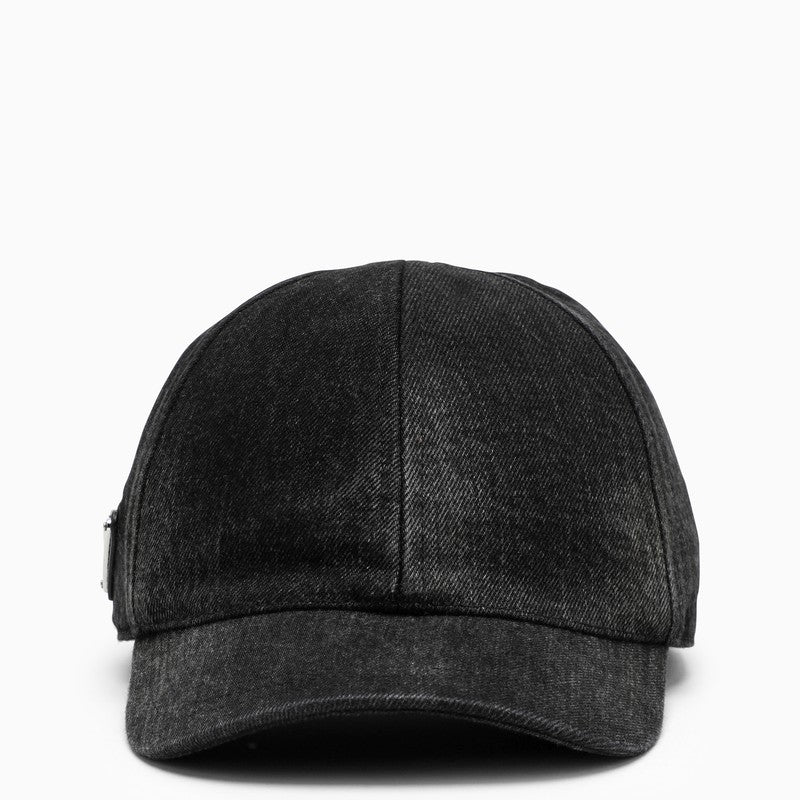 Prada Washed-out black baseball cap 2HC27412K8M_PRADA-F0557