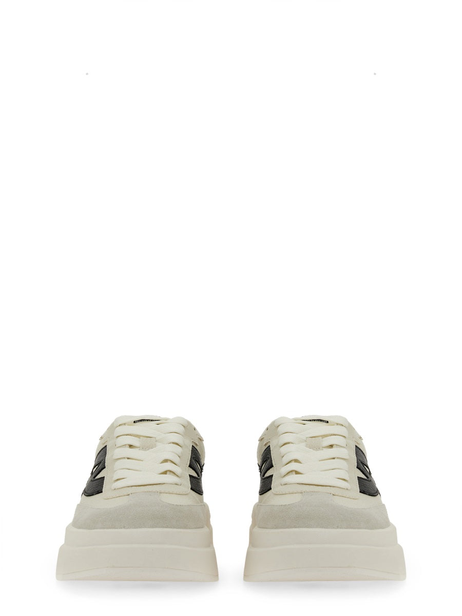 ASH SNEAKER "INSTANT" INSTANT01CALFSUEDEOFFWHITE/BLACK