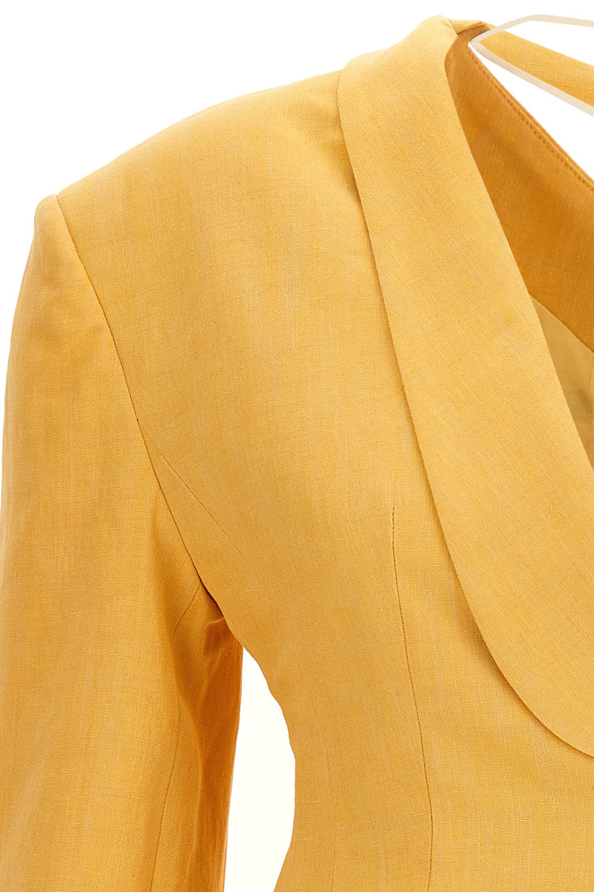 JACQUEMUS 'BASKA' BLAZER JACKET 23E231JA031YELLOW