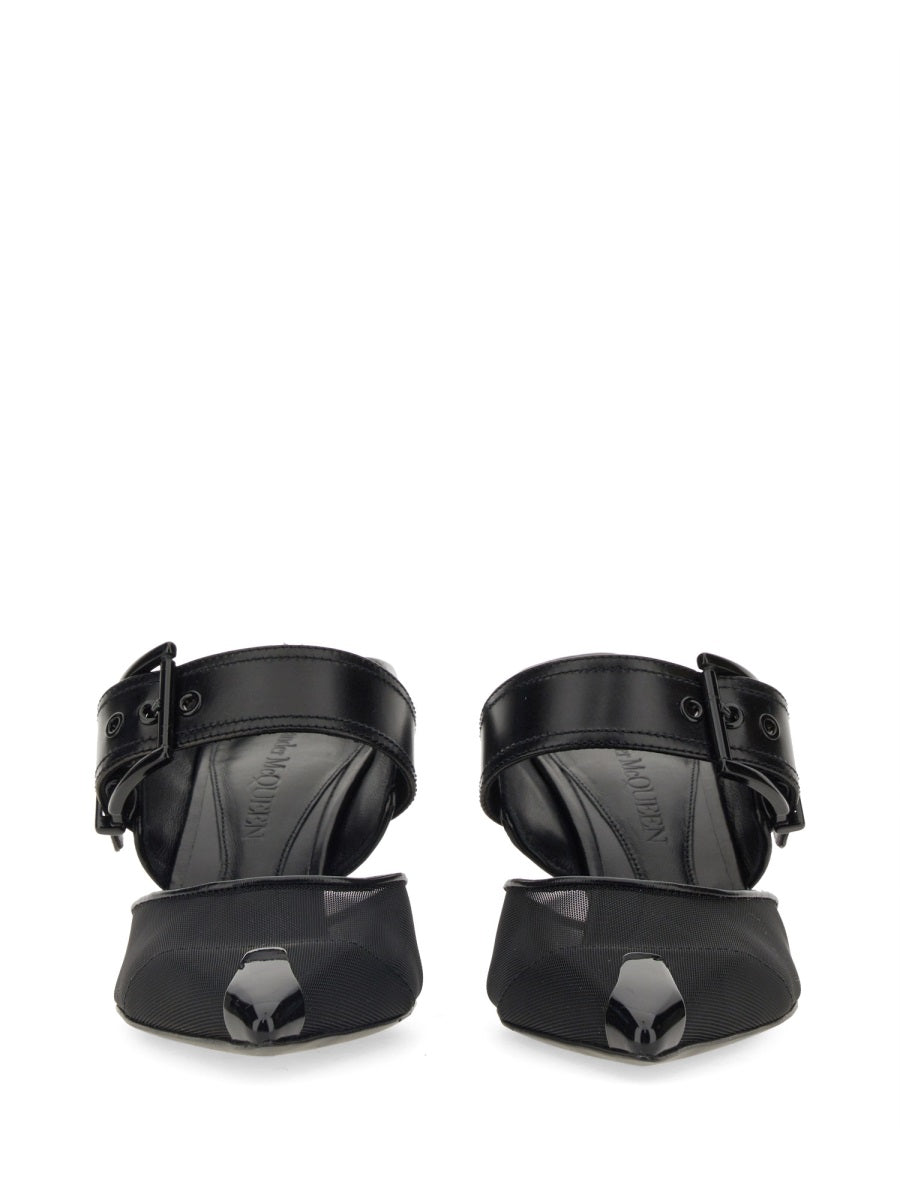 Alexander McQUEEN PUNK SANDAL WITH BUCKLE 744485W4AB21000