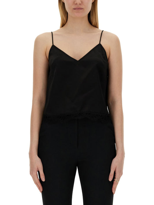 Alexander McQUEEN TOP WITH THIN STRAPS 791107QEAD71000