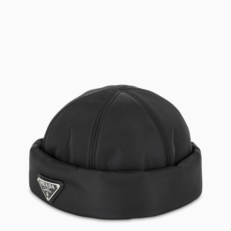 Prada Black nylon hat 2HC1682DV4J_PRADA-F0002