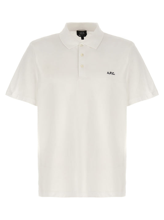 A.P.C. carter polo shirt with logo embroidery COGWZH26342AAB