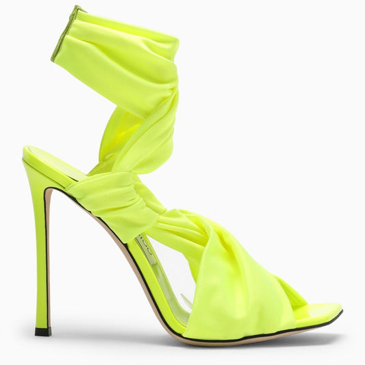 JIMMY CHOO Neoma 11 neon yellow sandal NEOMA110BIJM_JIMCH-NL