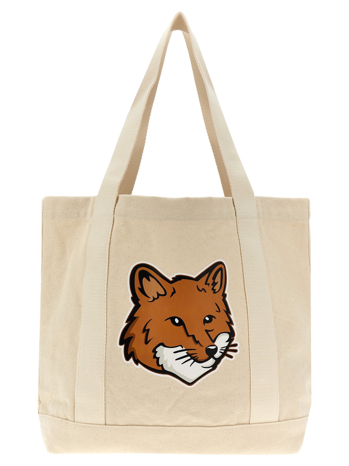 Maison Kitsuné 'FOX HEAD' SHOPPING BAG LW05101WW0050P700