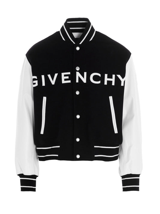 GIVENCHY LOGO BOMBER JACKET. BM00QR611V004