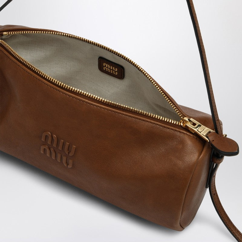 MIU MIU Brown Nappa leather pouch 5NE851EFXP_MIU-F0316