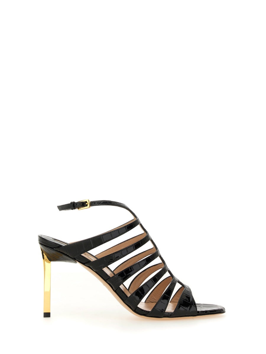 TOM FORD LEATHER SANDAL W3490LSP035G1N001