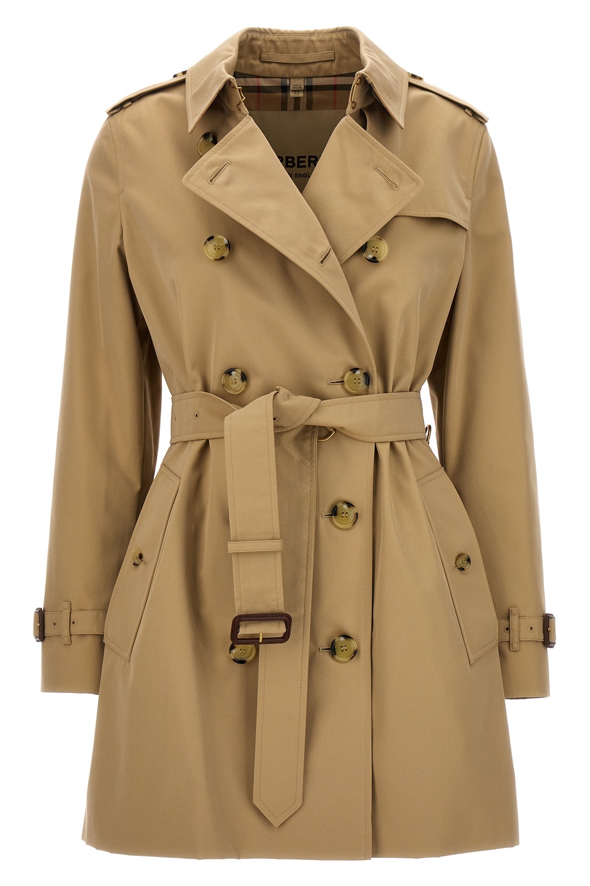 Burberry 'KENSINGTON' SHORT TRENCH COAT 8079417HONEY