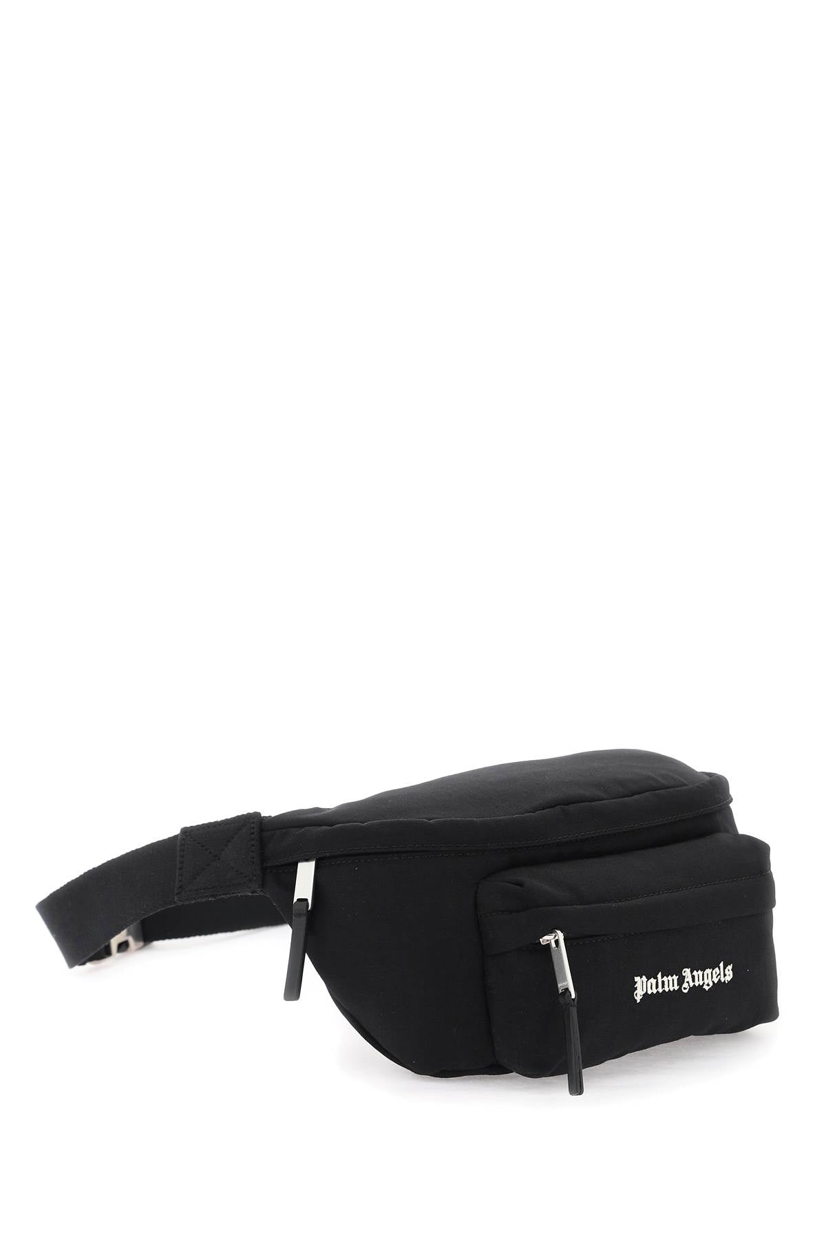 Palm Angels canvas waist bag with embroidered logo. PMNO009S24FAB0011001