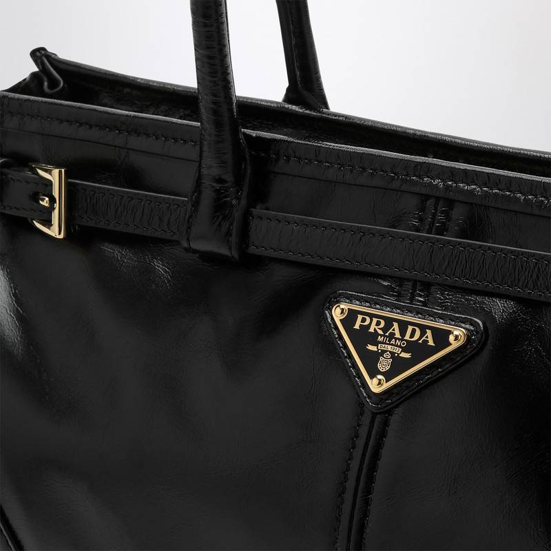 Prada Medium black leather handbag 1BA426MOO2CYRQ_PRADA-F0002