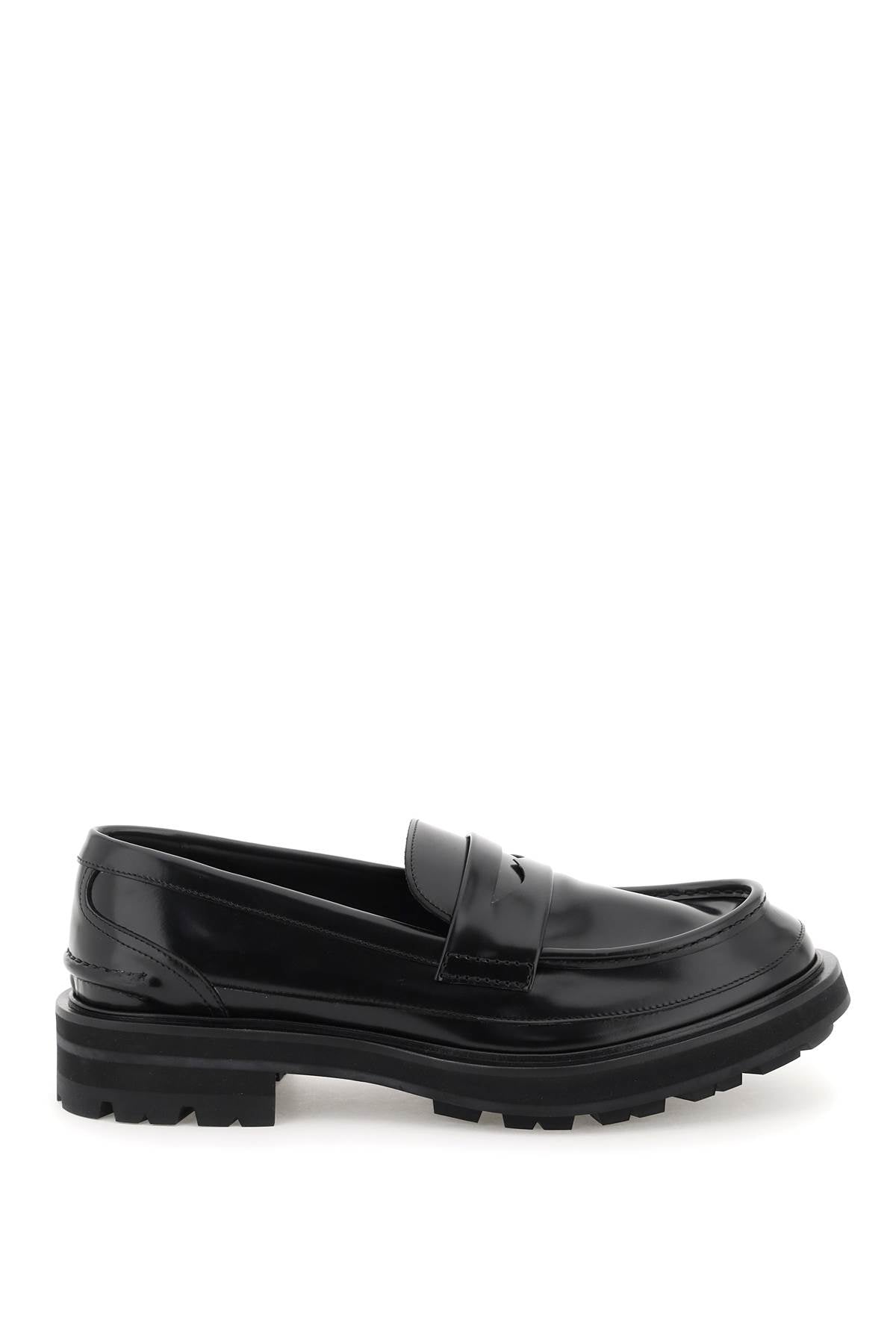 Alexander McQUEEN LEATHER LOAFERS 736513WIC601000