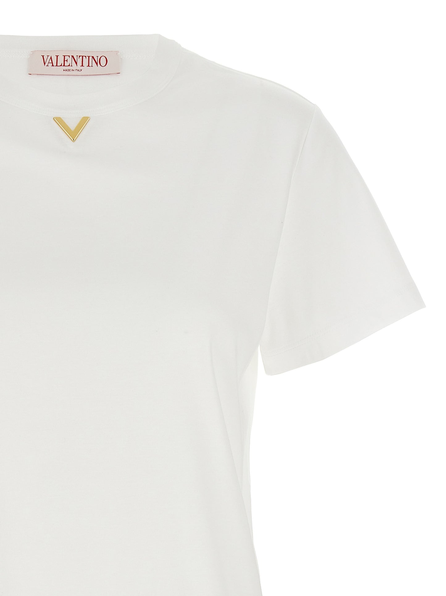 Valentino Garavani VALENTINO 'V GOLD' T-SHIRT 5B3MG23K8PA0BO