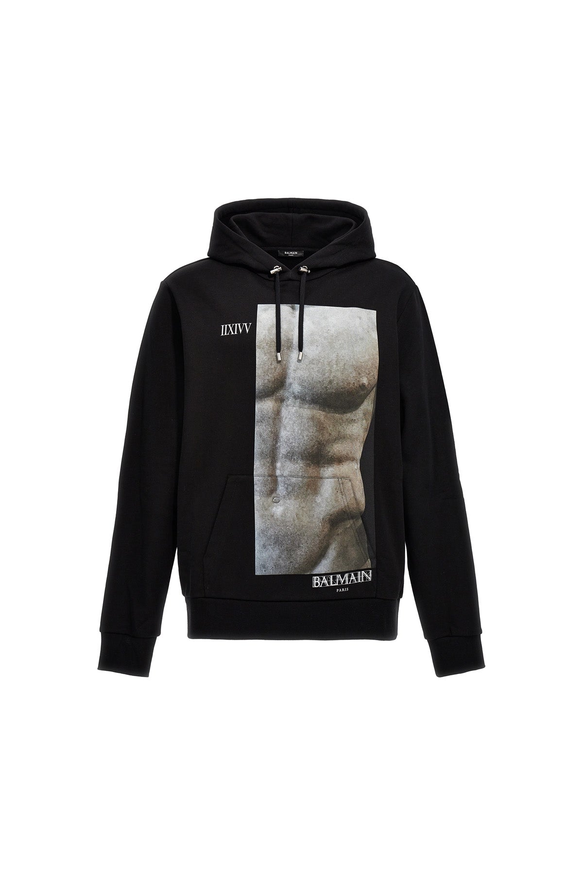 Balmain PRINTED HOODIE AH0JT047GC87EGP