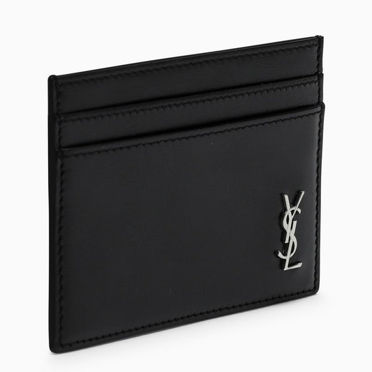 Saint Laurent Black monogram credit card holder 6076031JB0EL_YSL-1000