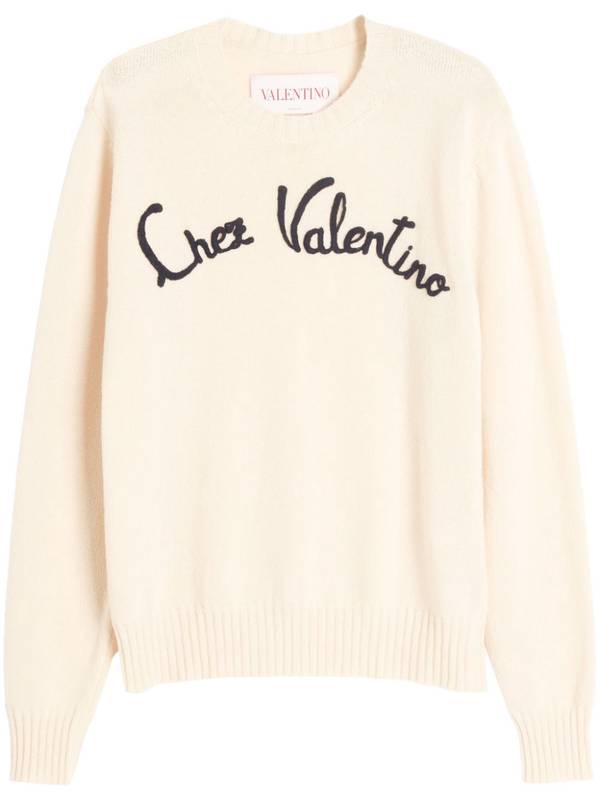 Valentino Garavani Valentino Sweaters White VKC33LAR8581